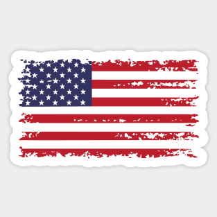 flag usa united states flag american Sticker